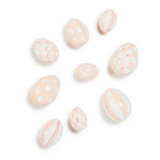 Rosy Eggs, Set of 9 | MacKenzie-Childs