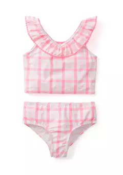 Crown & Ivy™ Girls 4-6x 2-Piece Printed Swimsuit | Belk