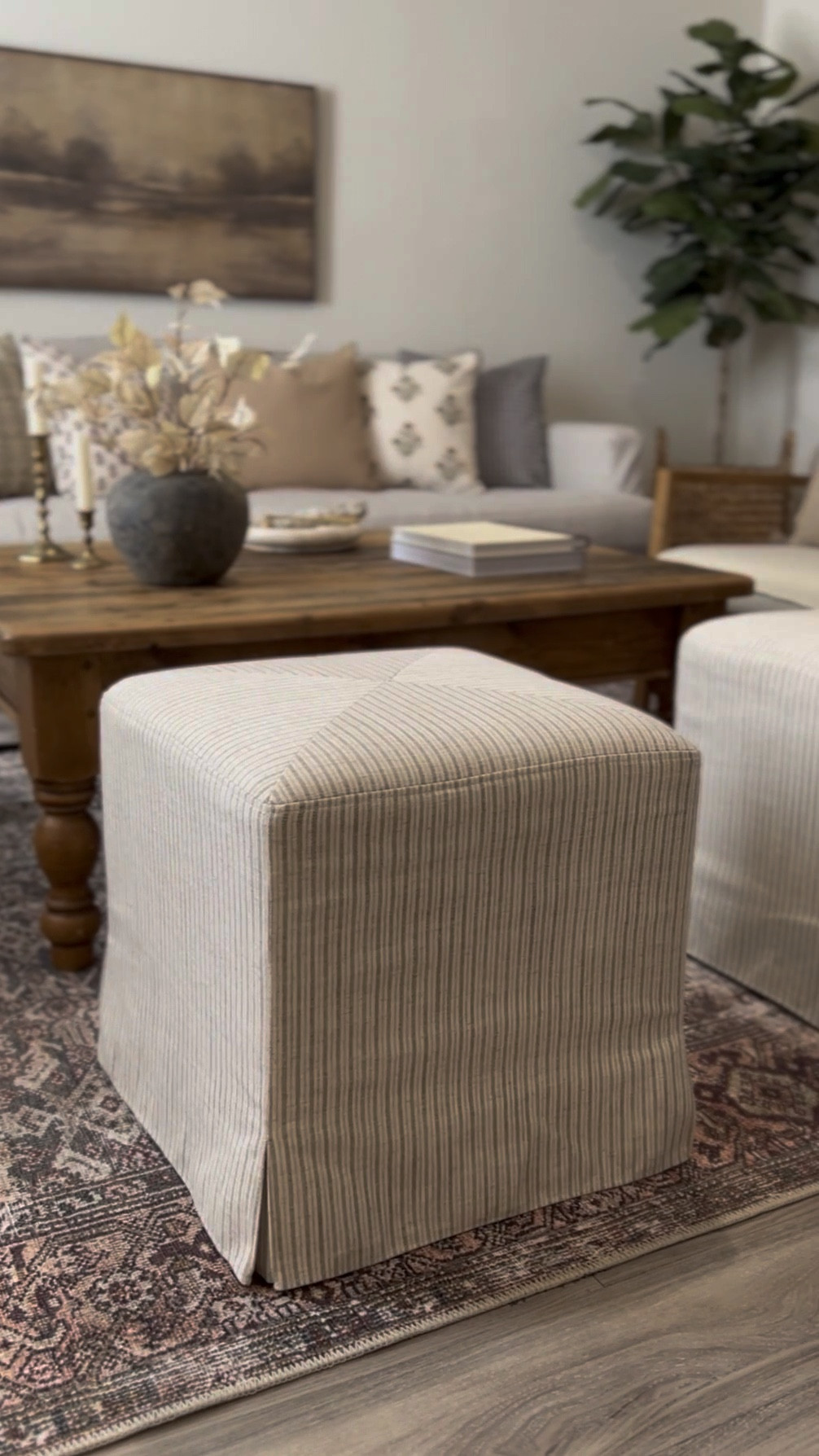 Shop my family room decor and furniture! Living room, family room, den, area rug, throw pillow, throw blanket, candle holder, coffee table decor, vase, slipcovered sofa, couch, modern farmhouse, organic modern, Target, Threshold, Studio McGee, transitional#LTKStyleTip#LTKFindsUnder100

#LTKSpringSale 

#LTKHome #LTKSeasonal