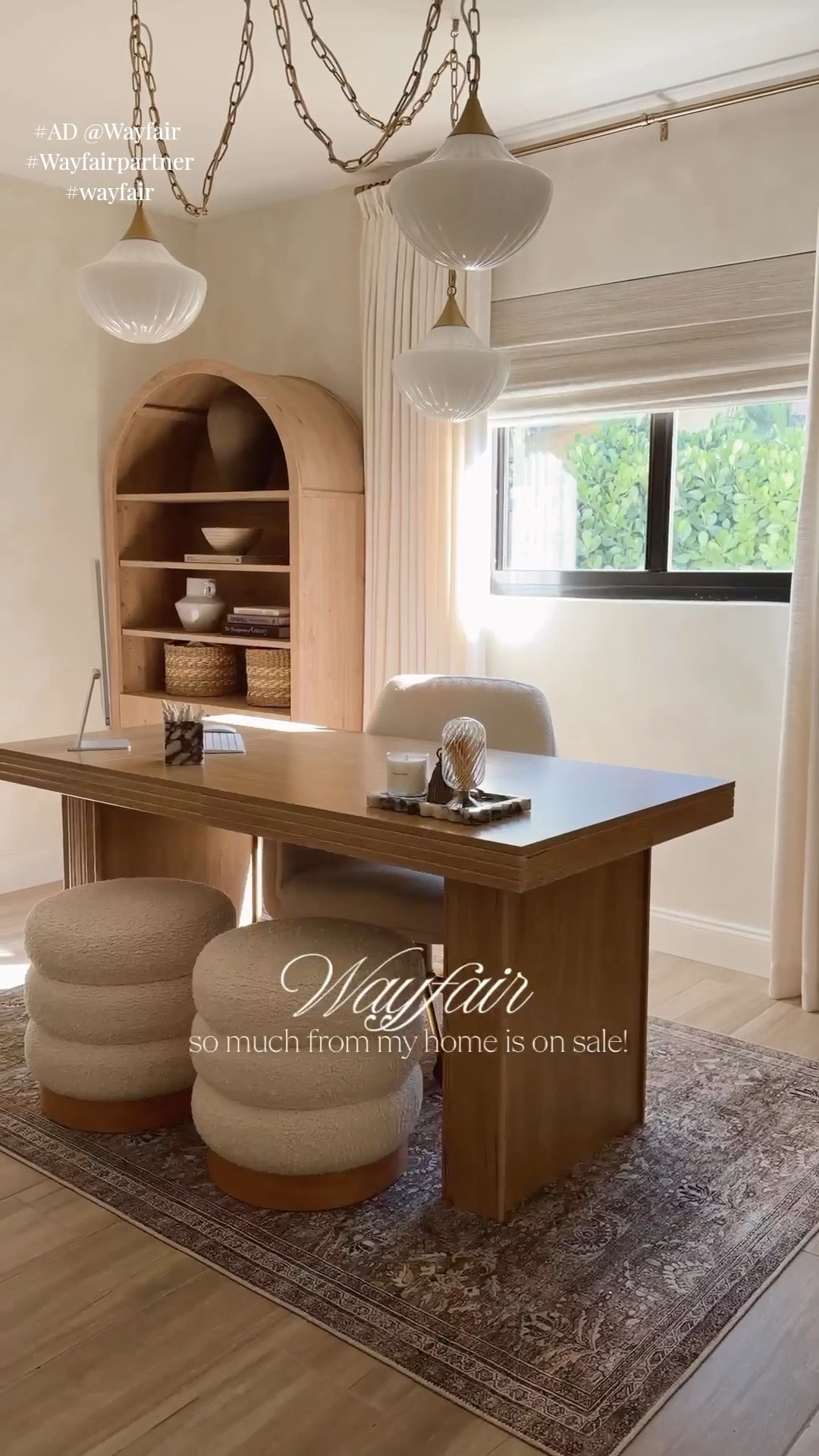 #AD @Wayfair is always my go-to for simple swaps and easy home refreshes ✨ from furniture and lighting to rugs + decor, they have everything to make your space feel brand new.

#wayfairpartner #wayfair #homedecor #office #officedecor #desk #officechair #chandelier #lighting #rugs #homesale #homefinds

#LTKHome #LTKSeasonal #LTKSaleAlert