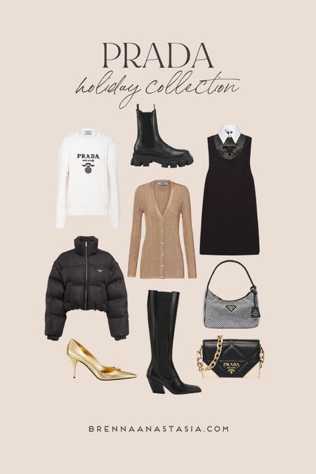 Prada holiday collection just launched at Saks Fifth Avenue! So many gorgeous pieces to wear this holiday season! #holidaypartyoutfit #puffercoat #luxuryfashion #pradashoes #cardigan #pradasweater #blackboots #chelseaboots #pradaboots

#LTKshoecrush #LTKstyletip #LTKHoliday