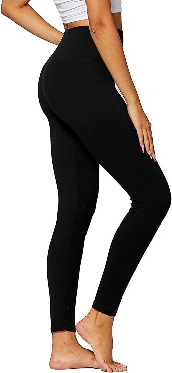 Conceited Buttery Soft High Waisted Leggings for Women in Regular and Plus Size | Amazon (US)