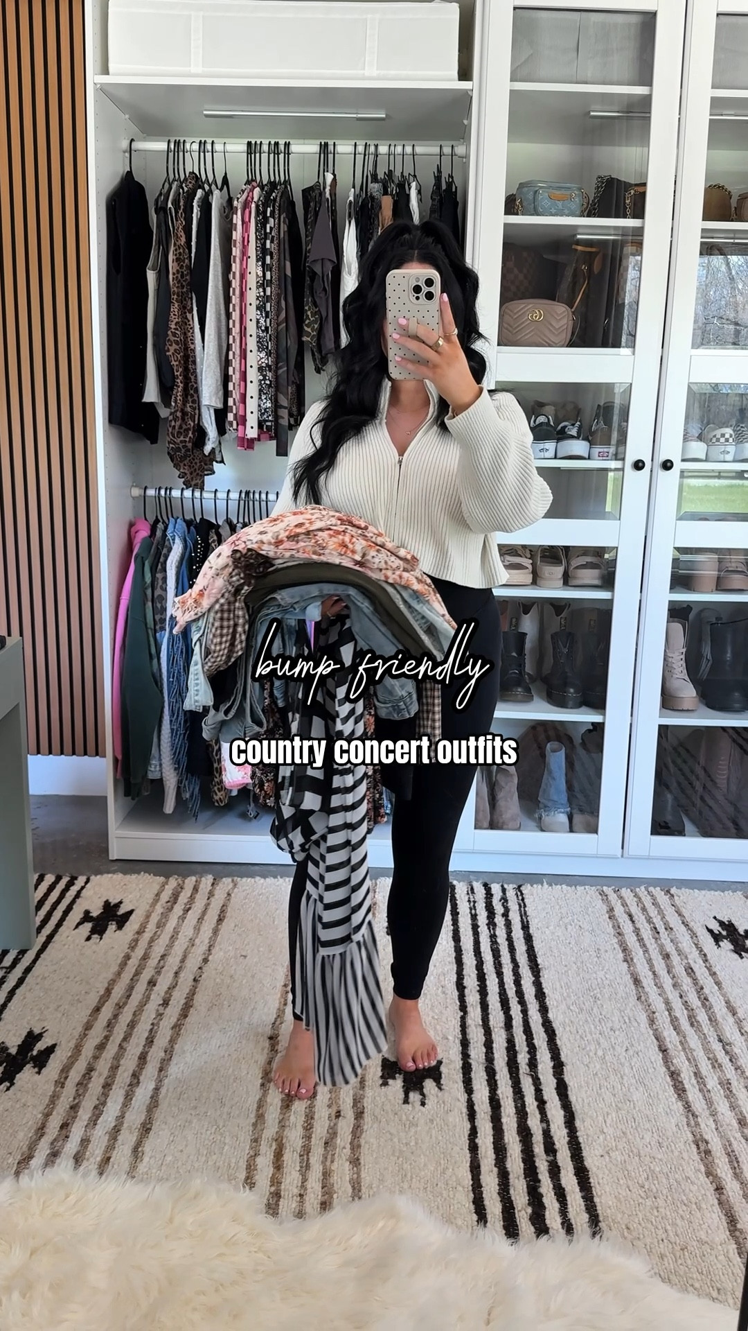Bump Friendly Spring Western Outfits 🖤

Perfect for your next country concert! 

#LTKootd #LTKBump