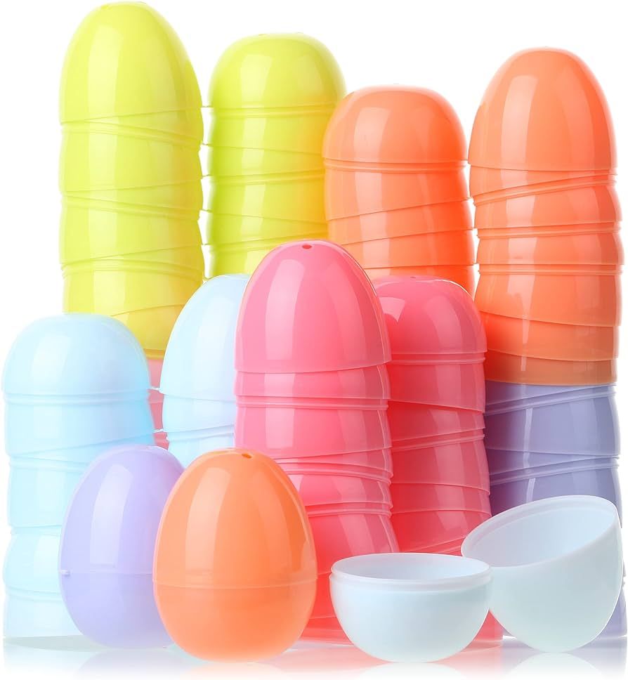 Mr. Pen- Fillable Easter Eggs, Bright Color, 2.3 inch, 48 Pack, Easter Eggs, Plastic Eggs, Easter... | Amazon (US)