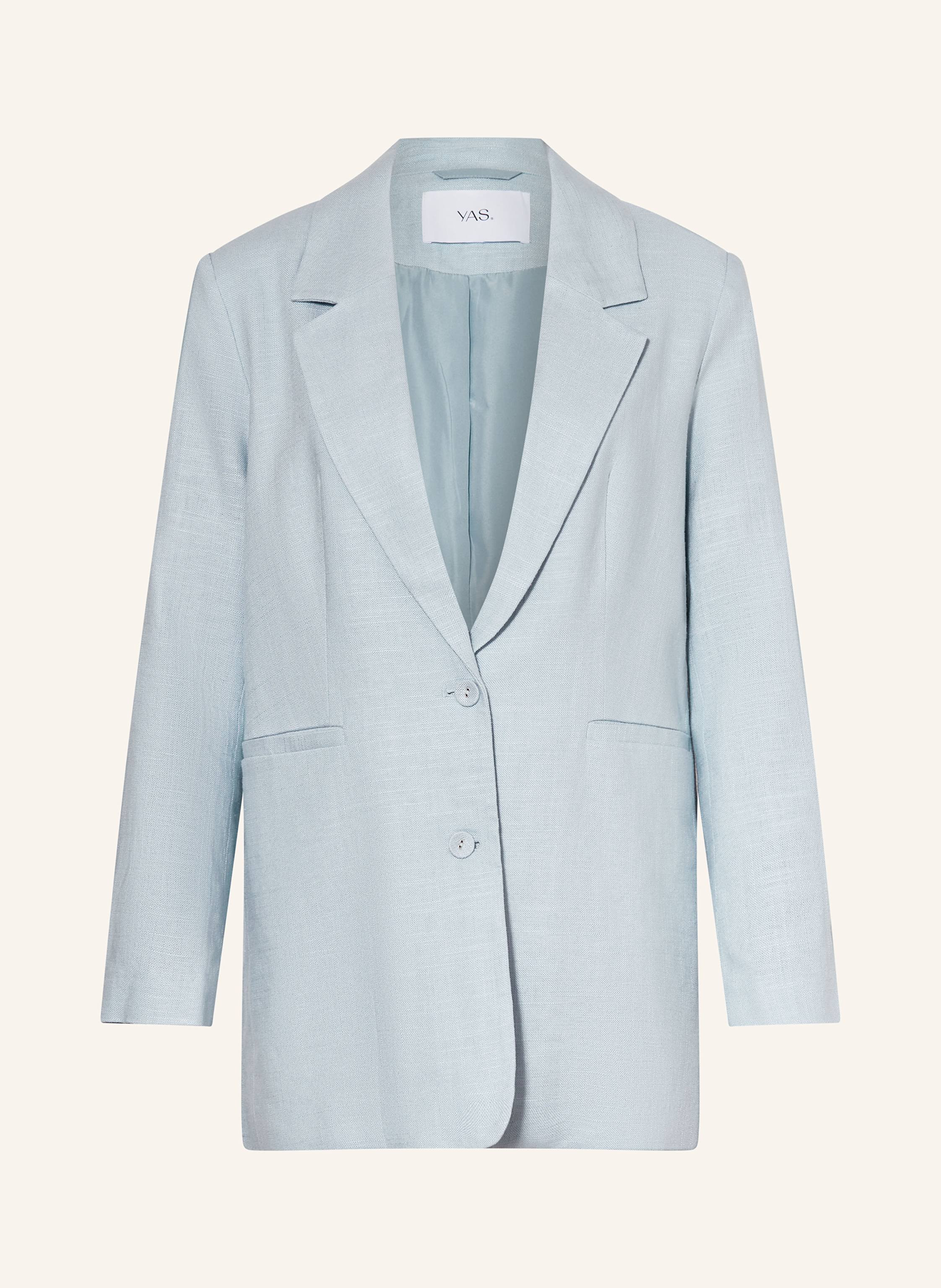 Y.A.S. Blazer mit Leinen in hellblau | Breuninger (DACH)