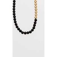 Stradivarius Necklace with contrasting beads Gold OS | Stradivarius (UK)