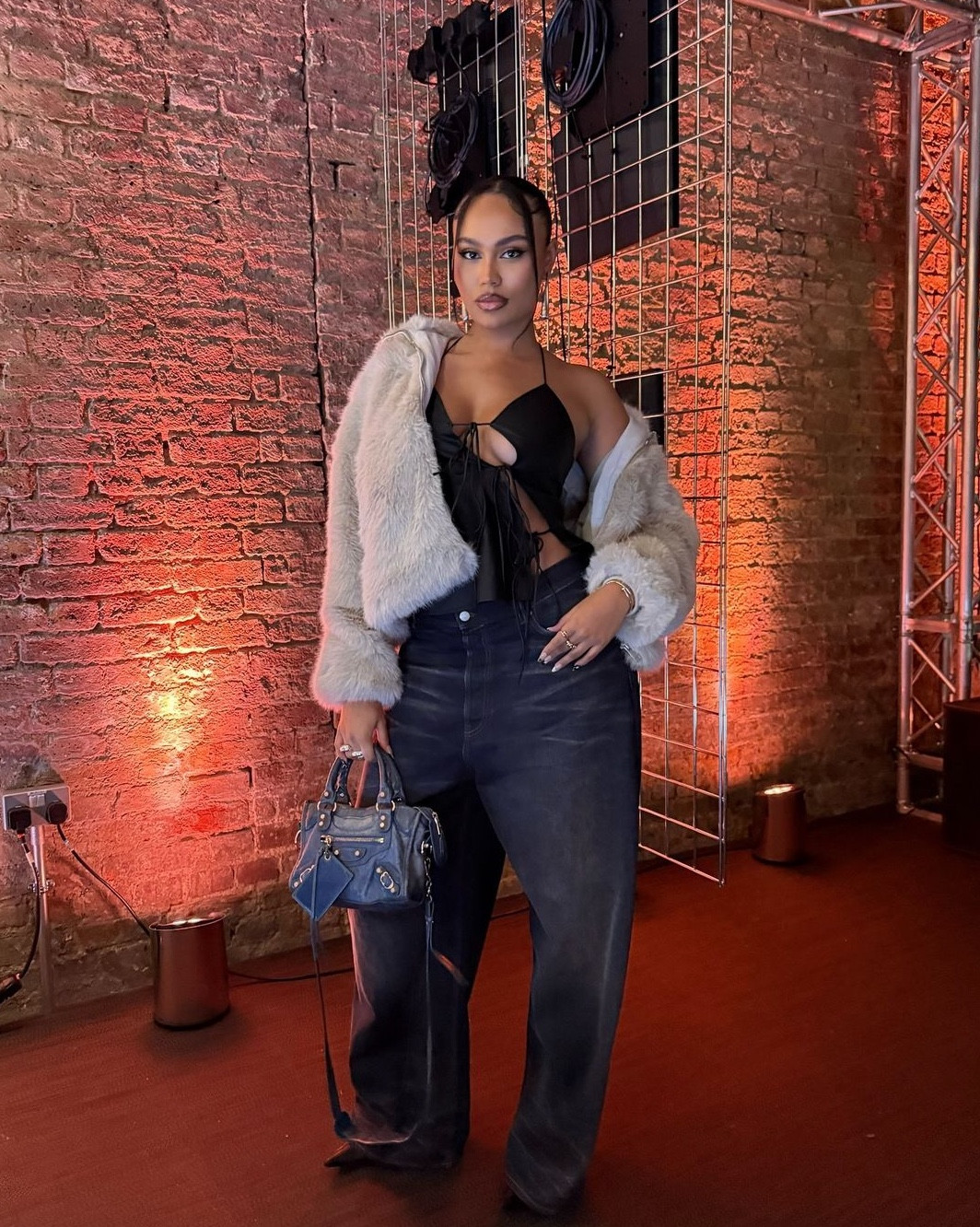 fur szn 

ASOS light faux fur jacket, wide leg distressed dark wash jeans, Lioness tie up cami top, Balenciaga city bag

#LTKuk #LTKwinter #LTKpartywear