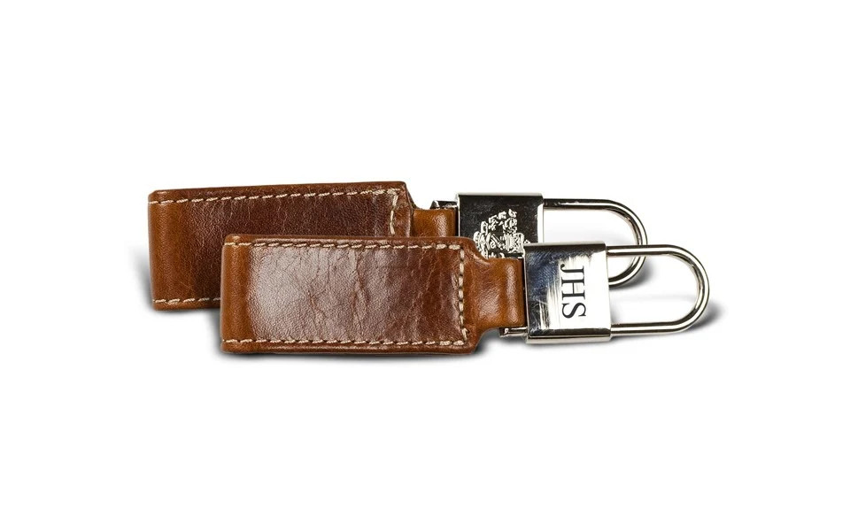 Chapman Key Fob in Florentine Leather | Barrington Gifts