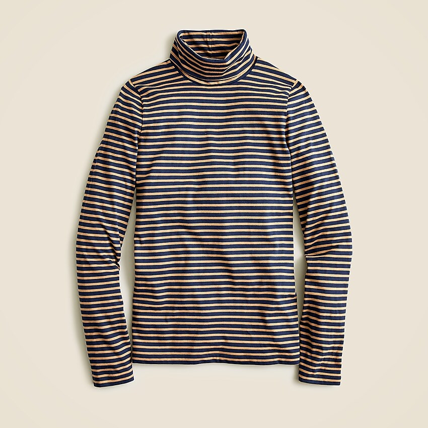 Tissue turtleneck in stripe | J. Crew US