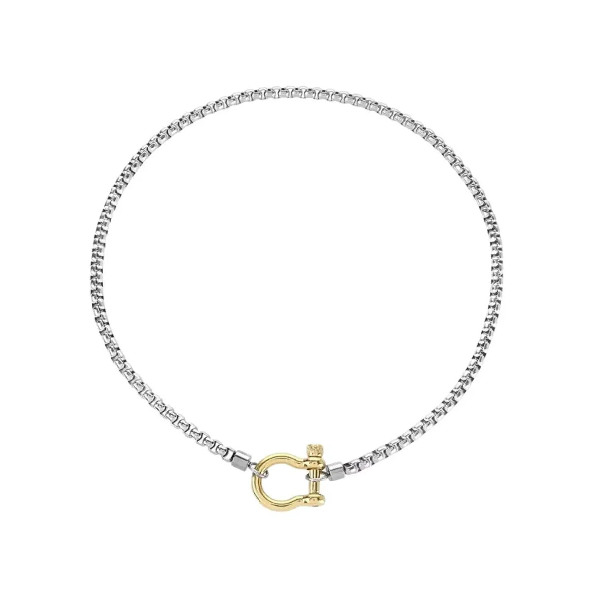 Horseshoe Mix Necklace- Silver - Ahava J | Ahava Jewels