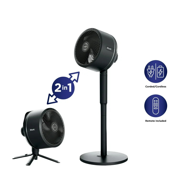 Shark FlexBreeze Fan — Indoor & outdoor oscillating fan, pedestal & tabletop, corded & cordless... | Walmart (US)