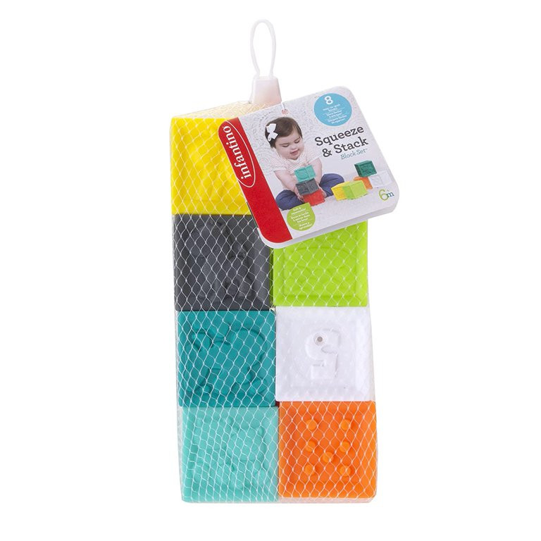 Infantino Squeeze & Stack Plastic Blocks | Walmart (US)