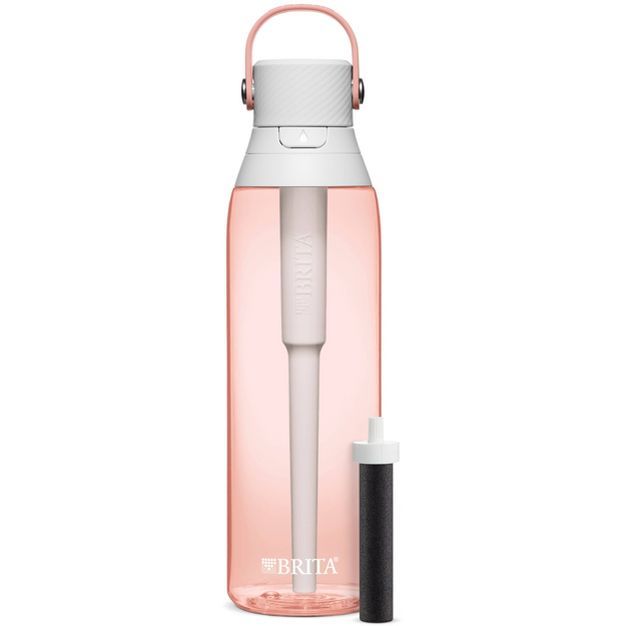 Brita Premium 26oz Water Bottle with Filter - Blush Pink | Target