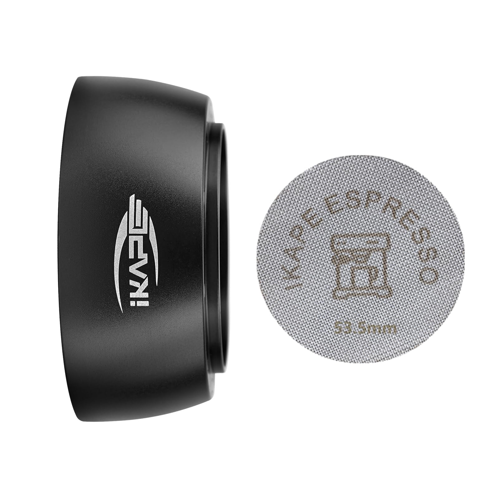 IKAPE Magnetic Dosing Funnel Set, 53MM Espresso Dosing Ring & Puck Screen Kit Compatible with Bre... | Amazon (US)