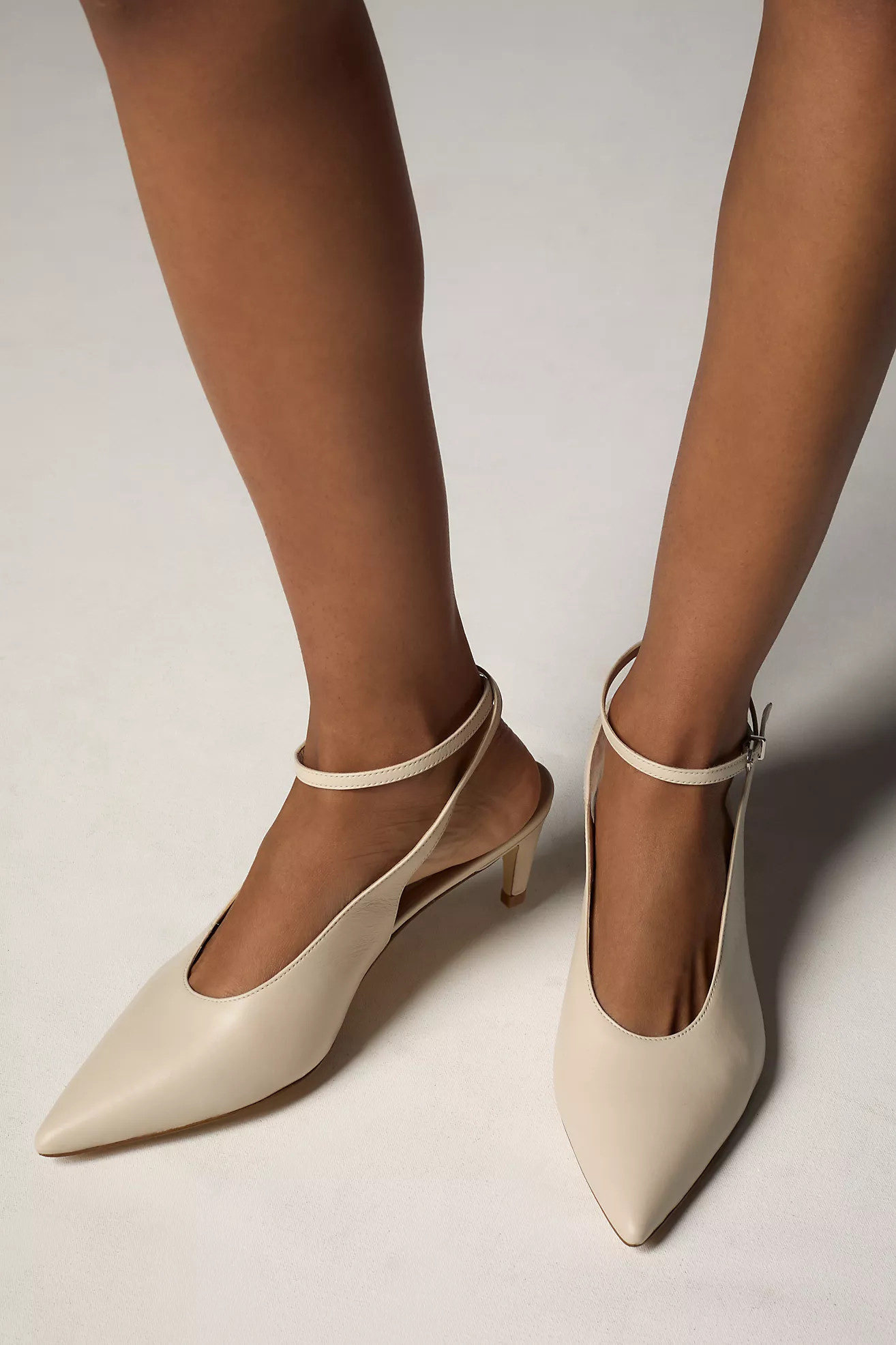 Ankle-Wrap Kitten Heels | Anthropologie (US)