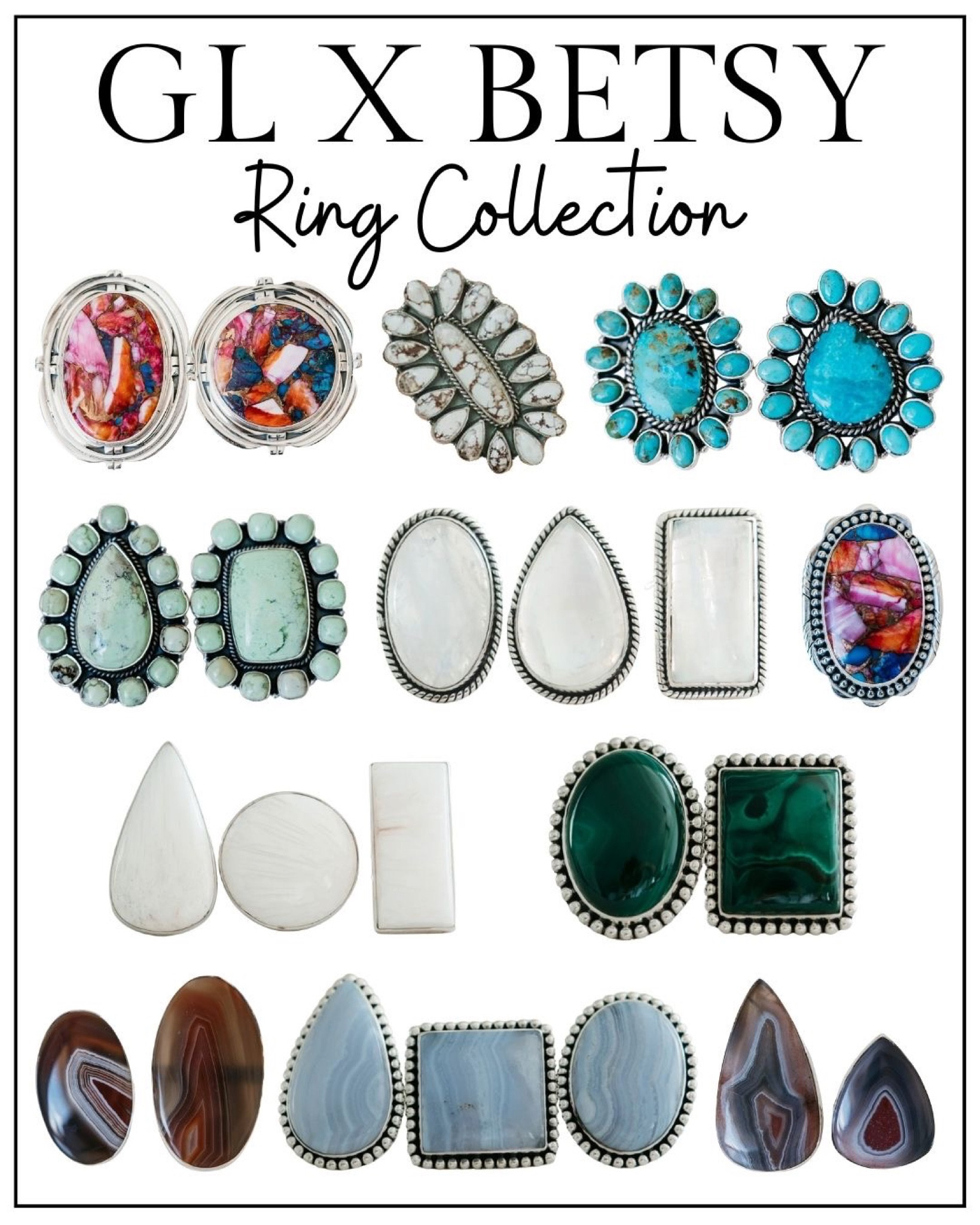 All the rings from my new collection with @goldielew_ are linked here! Code BETSY works! 

#LTKstyletip #LTKbeauty #LTKFind