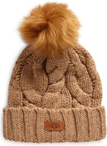 Cable Knit Pom Beanie | Nordstrom