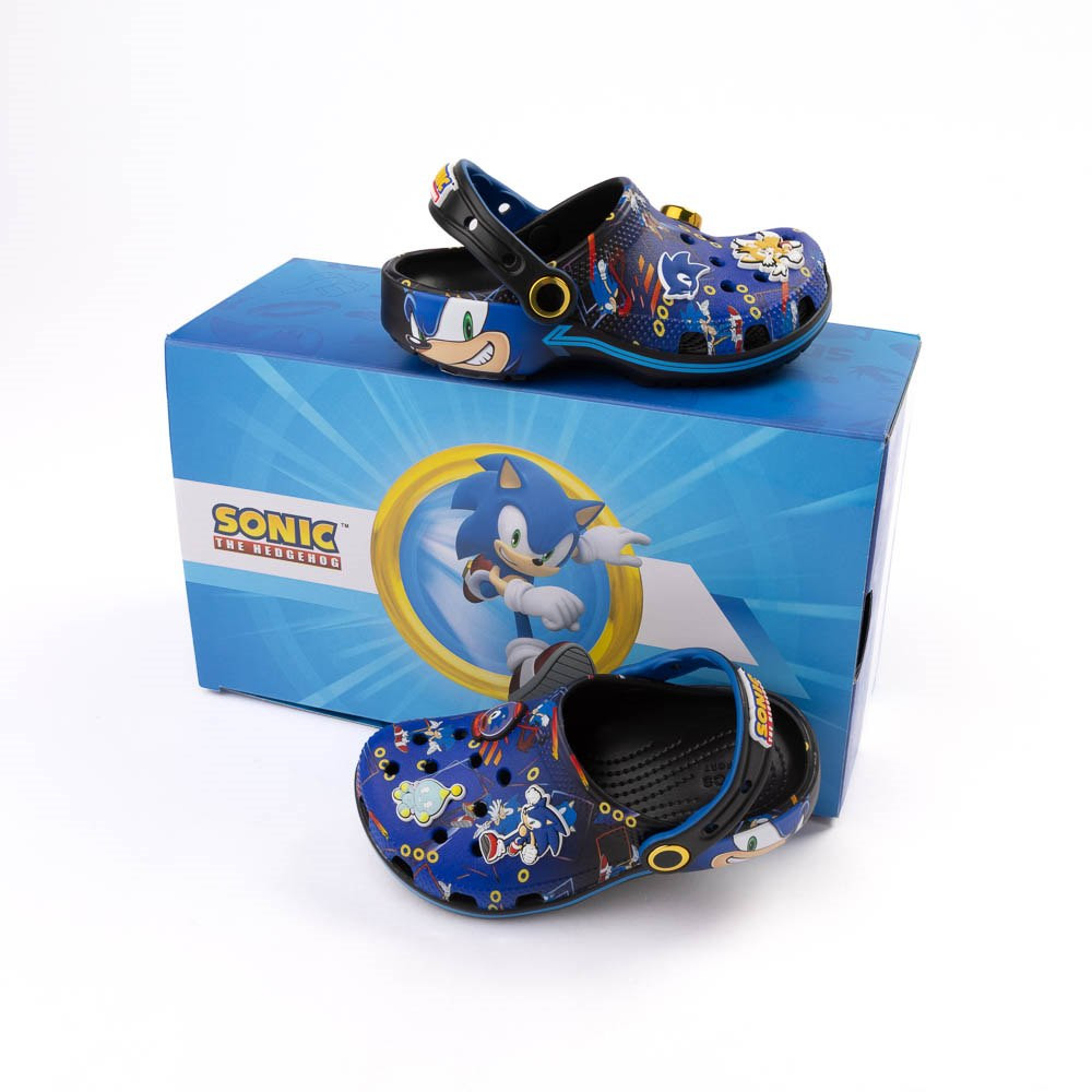 Sonic the Hedgehog™ x Crocs Classic Clog - Baby / Toddler - Blue & Black | Journeys