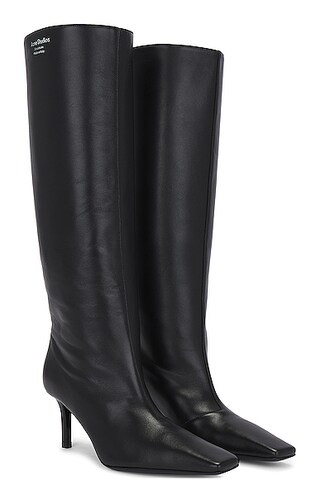 Acne Studios Knee High Boot in Black | FWRD | FWRD 