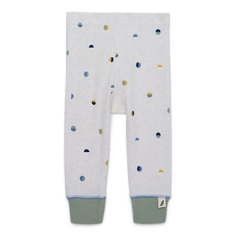 easy-peasy Baby Ribbed Back Panel Leggings, Sizes 0-24 Months - Walmart.com | Walmart (US)