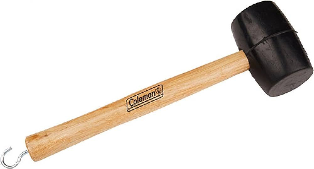 Coleman Rubber Mallet with Tent Peg Remover Hook, Double-Sided Mallet Head Made of High-Impact Ru... | Amazon (US)