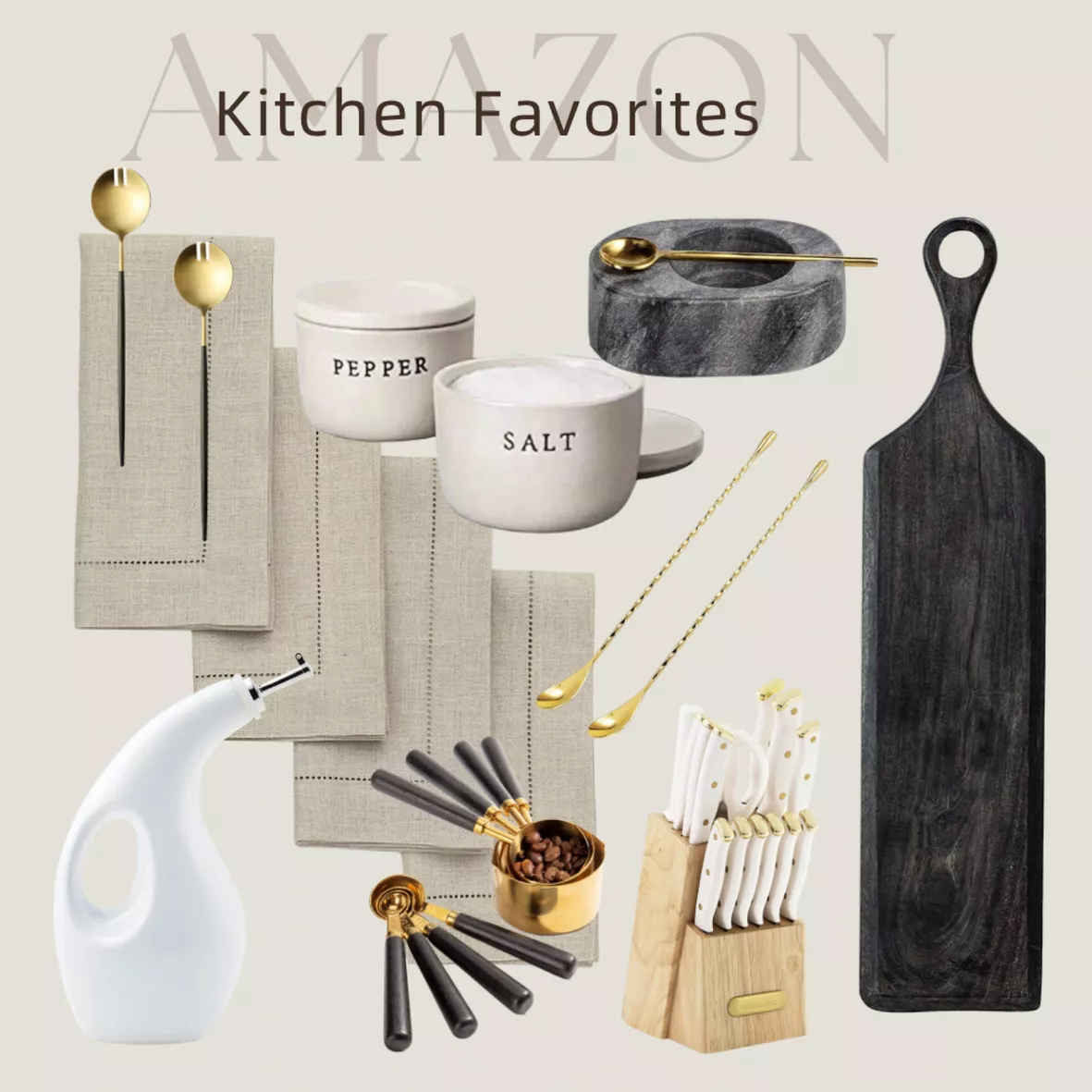 LIFETOWE Gold Measuring Cups and … curated on LTK