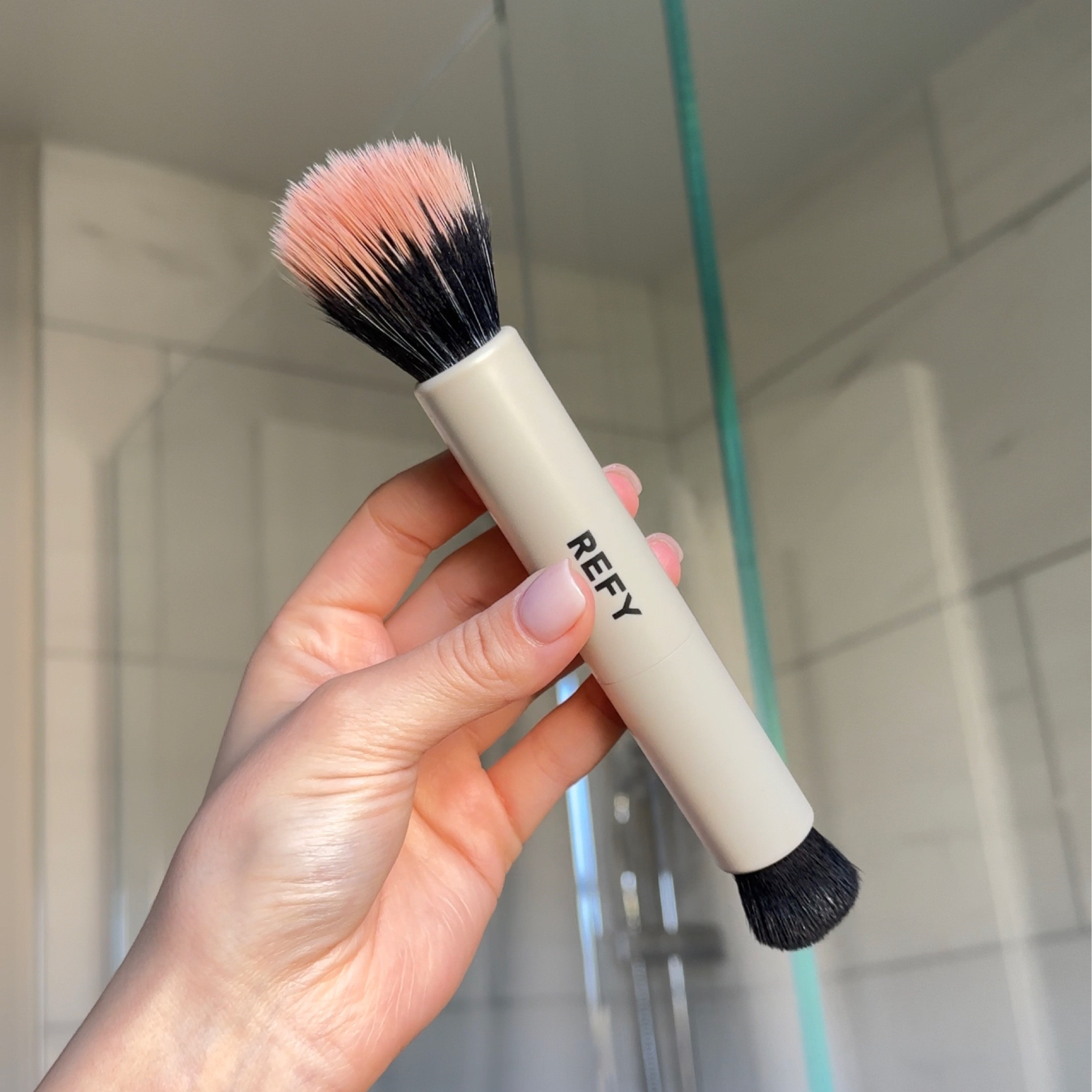 Linking 2 of my favorite double sided brushes! More bang for your buck & they are great for so many steps — REFY I love for lighter coverage blending & contour, the itCosmetics I love for fuller coverage buffing in skin products and concealer. You could probably do a full face between these two! 

HOW TO STORE THEM? Ideally, flat and horizontal. But if you’re someone who like you’re brushes upright, protect the bristles with a brush guard cover. I linked my fav ones on Amazon that I’ve used in my pro kit before  

#LTKunder50 #LTKbeauty #LTKFind