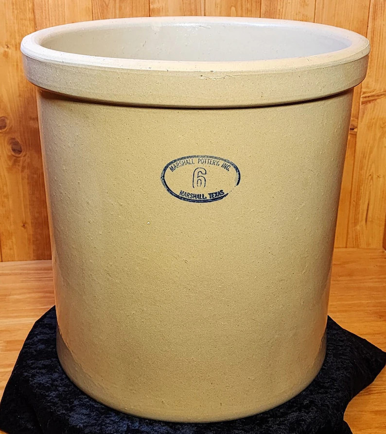 Vintage Marshall Pottery 6 Gallon Crock Circa - Early 1900s - Etsy | Etsy (US)