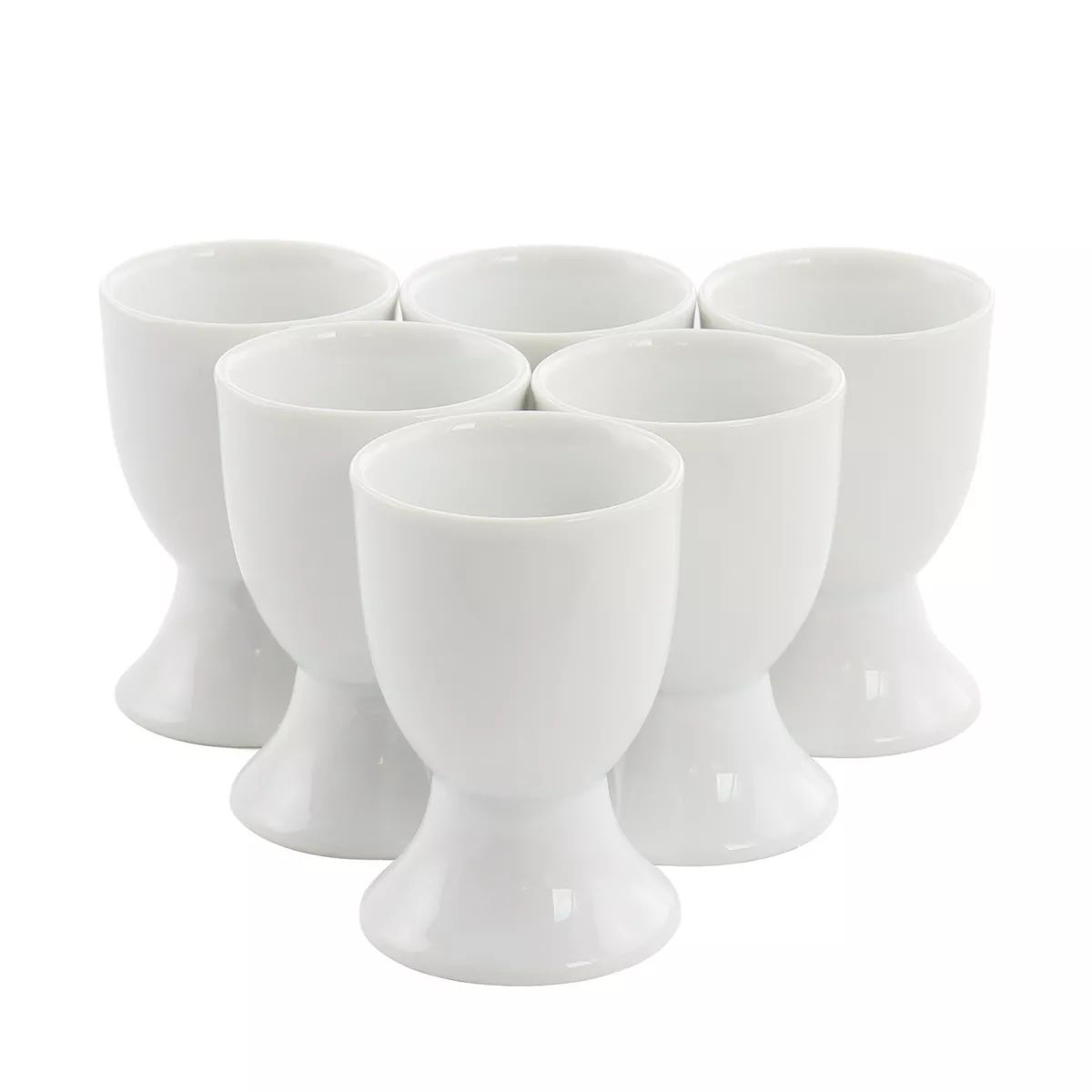 Our Table Simply White 6 Piece Porcelain Footed Egg Cups | Target