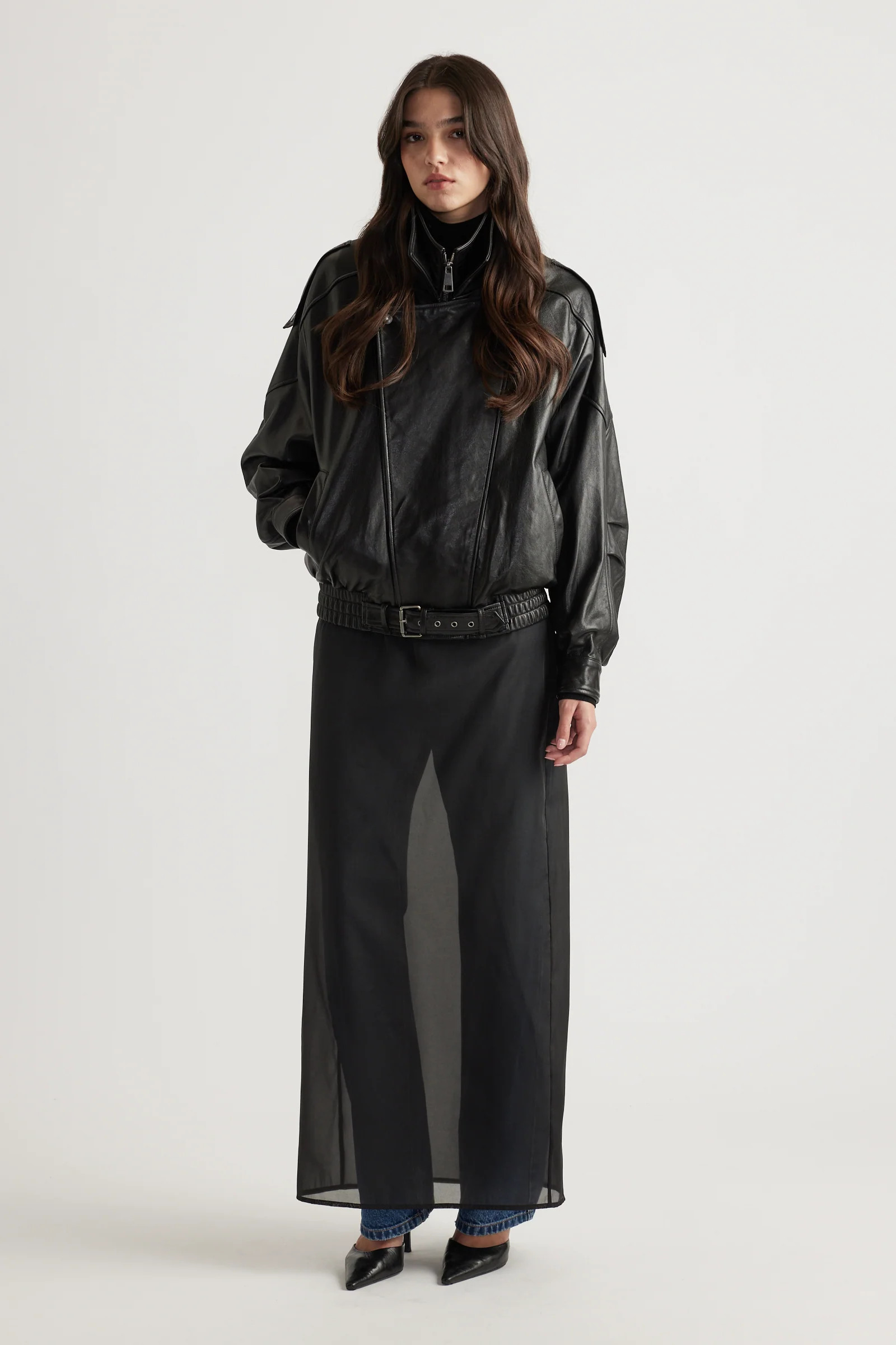 Willow Leather Jacket - Black | DECJUBA