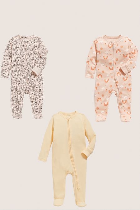 Old Navy is 40% off today - these pajamas are a baby staple!