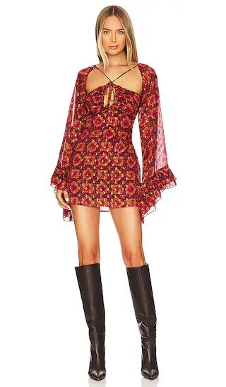 x REVOLVE Paula Mini Dress in Pink Multi | Revolve Clothing (Global)