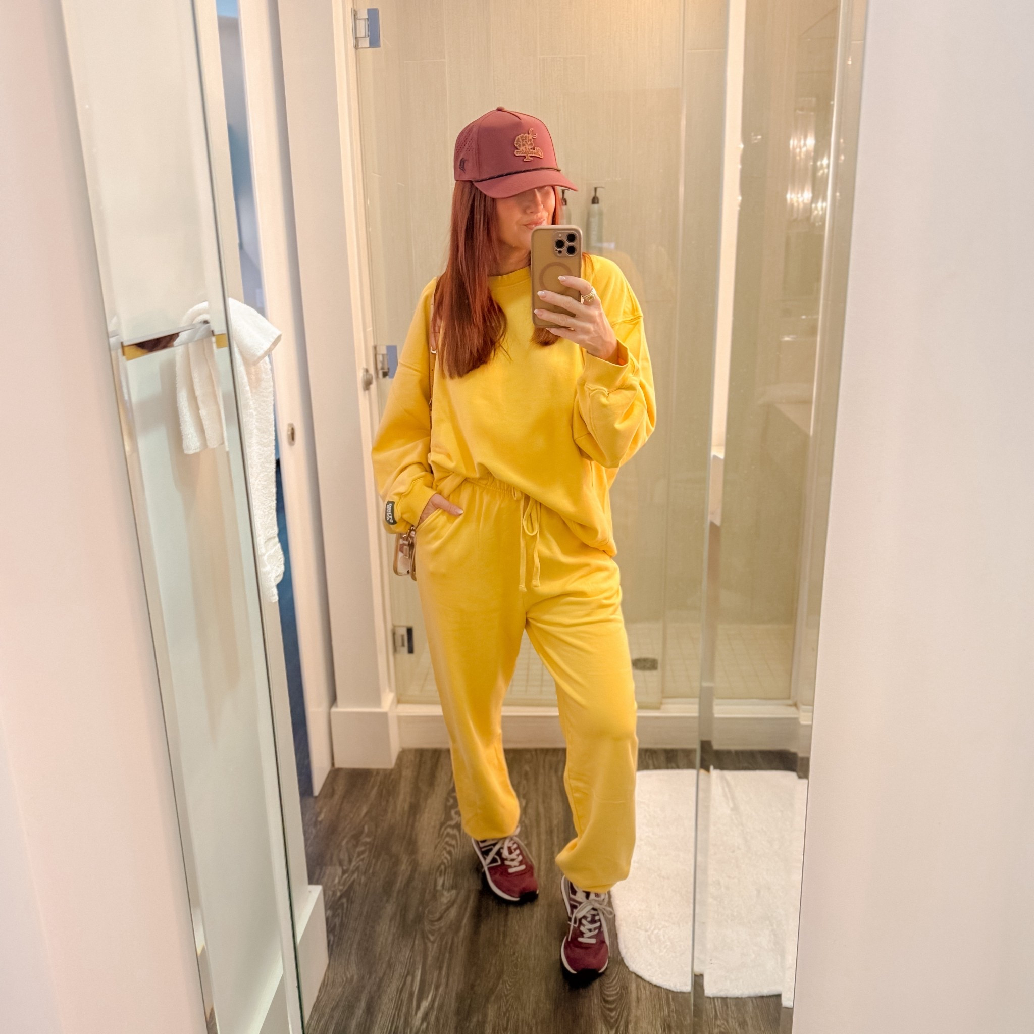 You definitely couldn’t miss me yesterday in my fit ☺️.
I went all out in my Sports Momma game day colors and fell in love with this set! 
💛❤️ (comment “yellow” & will send you set link.)
Yesterday was a full day… started with a tailgate with the College of Charleston parents, then watched an INTENSE game that went into the 10th inning. We pulled off the win 5–4! 🙌⚾️
Go Cougs!!!
Finished the night with dinner at Marble & Fin and it was absolutely delicious. From the warm bread to the shrimp, Caesar salad, steak, and lobster mac… every bite was a 10/10. 🥩🍽️
Then ended the night with a nightcap at The Dewberry with our precious SC friends we literally shut the place down. 🥂✨

#LTKmomlife #LTKOver40 #LTKTravel