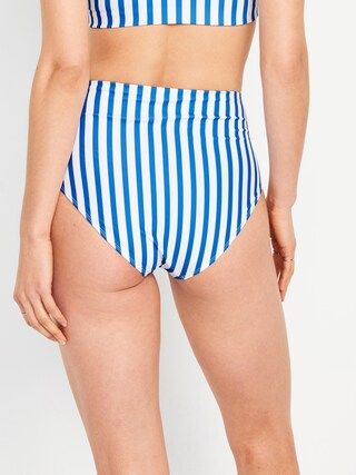 High-Waisted French-Cut Bikini Swim Bottoms | Old Navy (US)