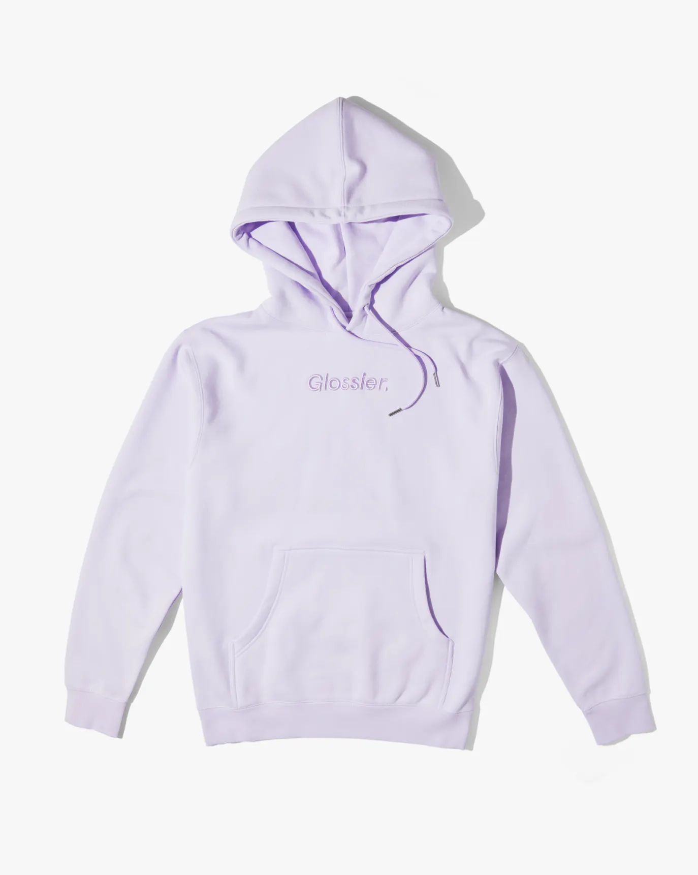 Embroidered Lavender Hoodie | Glossier