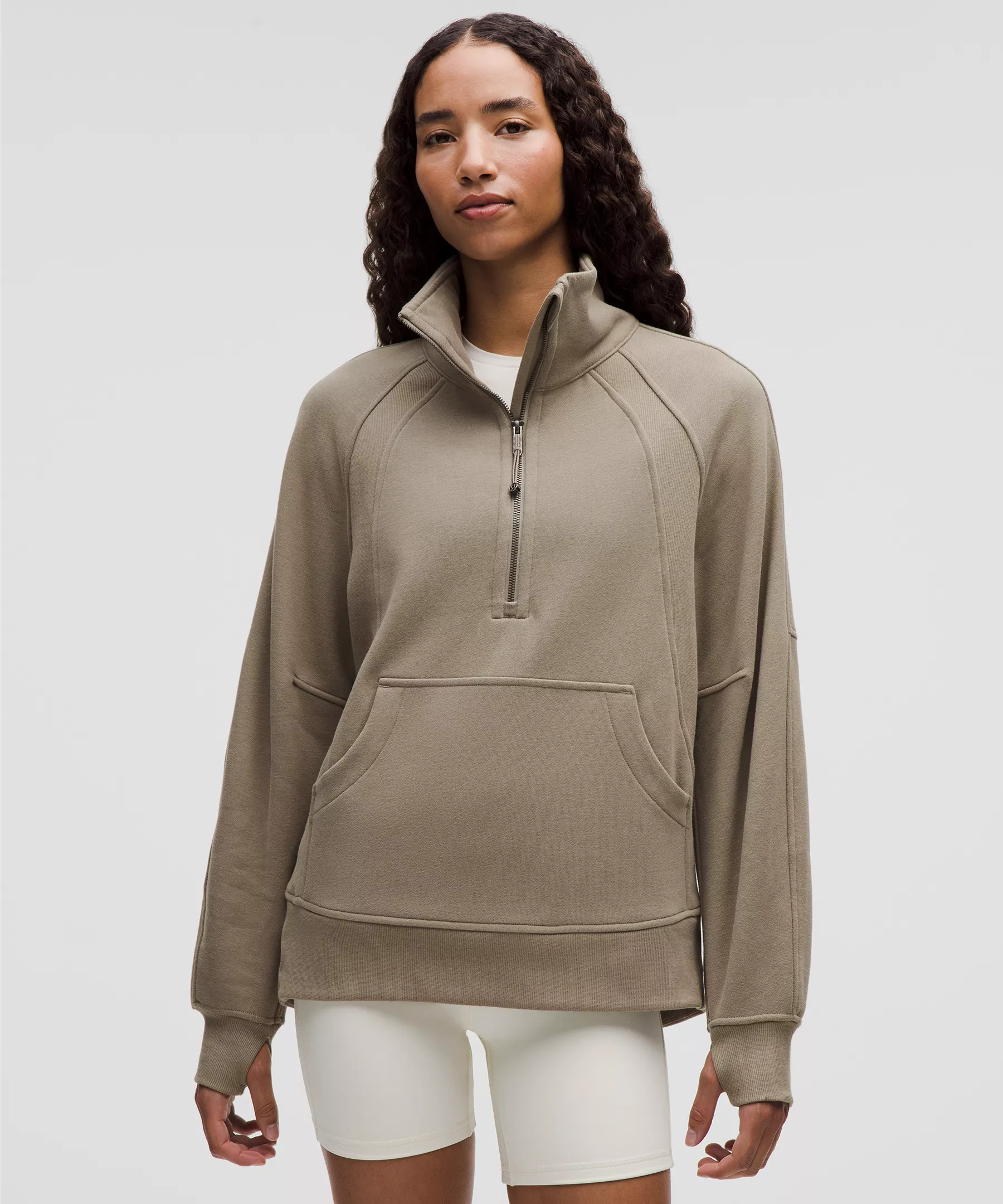 Scuba Oversized Funnel-Neck Half Zip *Long | Women's Hoodies & Sweatshirts | lululemon | Lululemon (US)