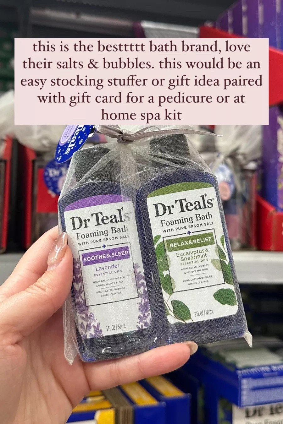  

 These little Dr. Teal’s gift sets make the perfect little holiday stocking stuffer gift! This would be great for your kids, teacher, coaches, a girlfriend, you name it! 

#LTKBeauty #LTKHoliday #LTKGiftGuide