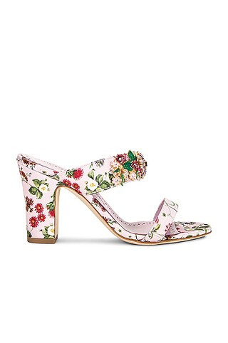 Sayani 90 Satin Mule | FWRD 