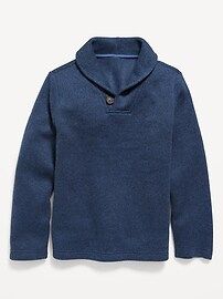 Shawl-Collar Sweater-Fleece Pullover for Boys | Old Navy (US)