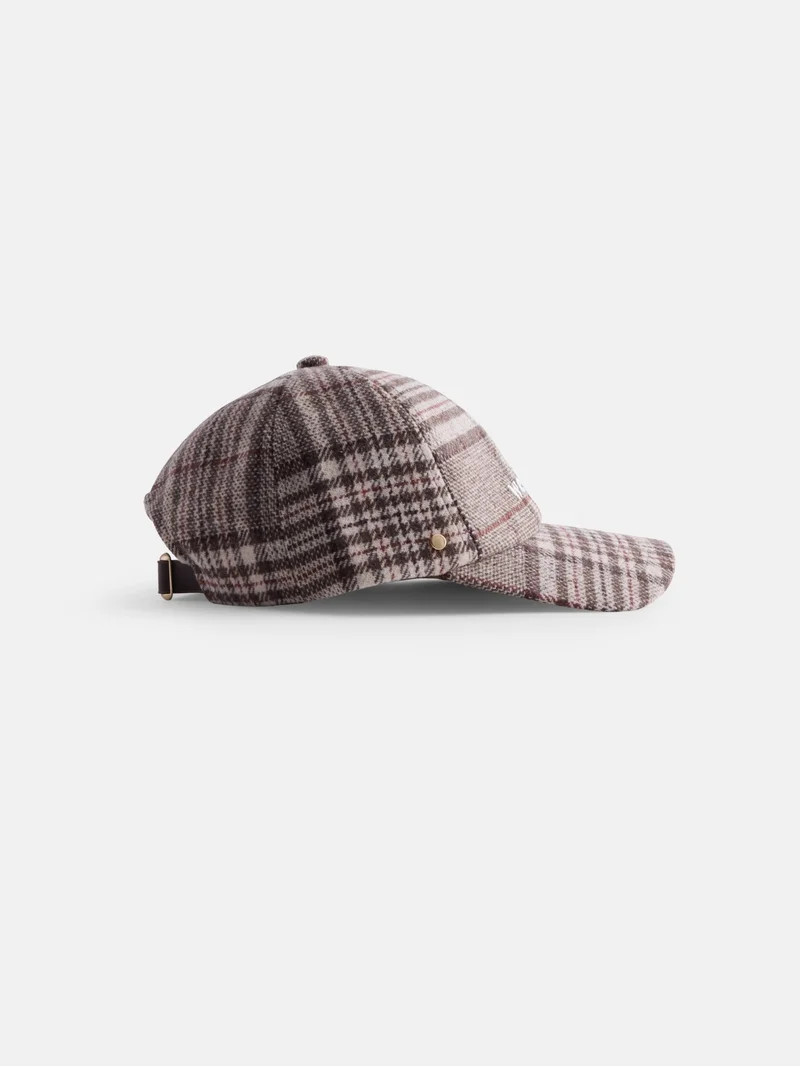Free Assembly Women's Plaid Baseball Cap, Brown | Walmart (US)