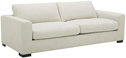 Amazon Brand - Stone & Beam Westview Extra-Deep Down-Filled Sofa Couch, 89"W, Cream | Amazon (US)