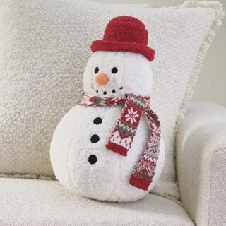 Samson Snowman Pillow | Grandin Road