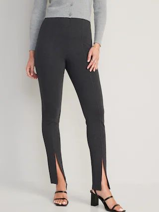 Extra High-Waisted Stevie Skinny Split-Hem Pants for Women | Old Navy (US)