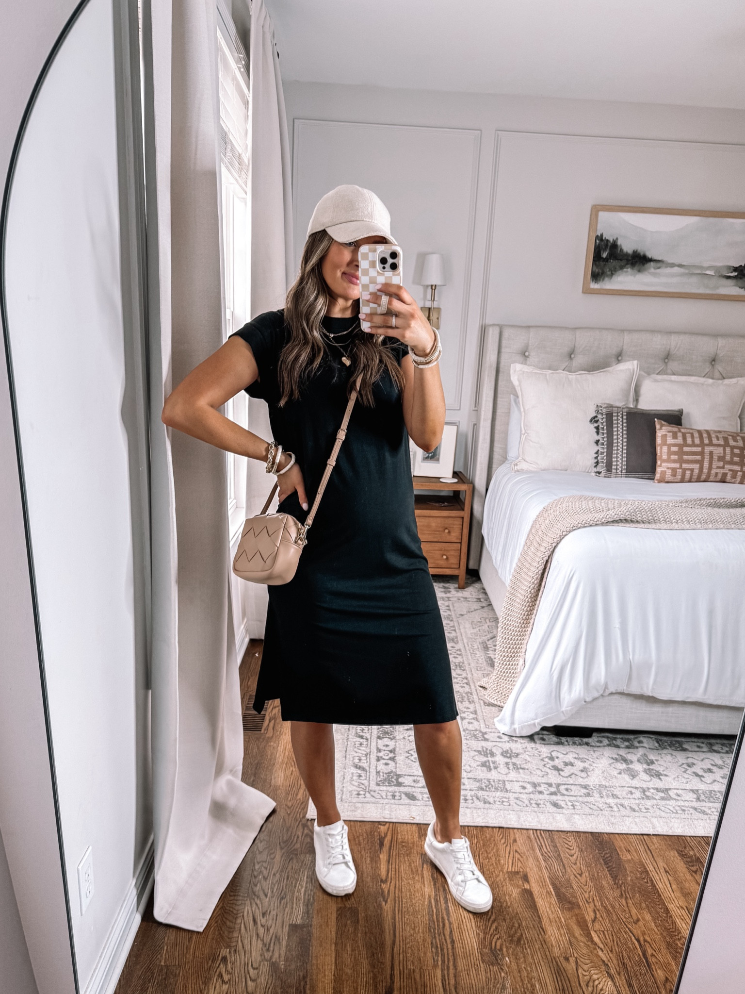 Casual spring outfit idea t-shirt dress and sneakers. The dress is bump friendly! 

Wearing tts small



#LTKstyletip #LTKbump #LTKsalealert