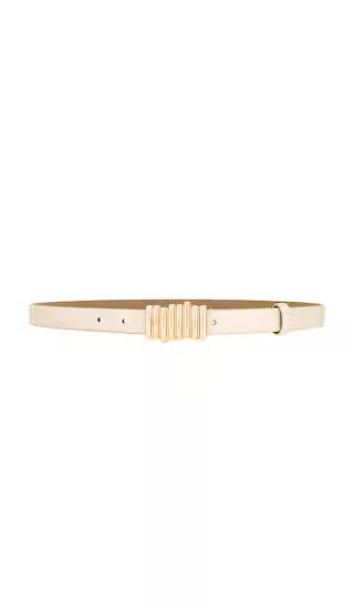 Vesna Mini Belt in Latte & Gold | Revolve Clothing (Global)