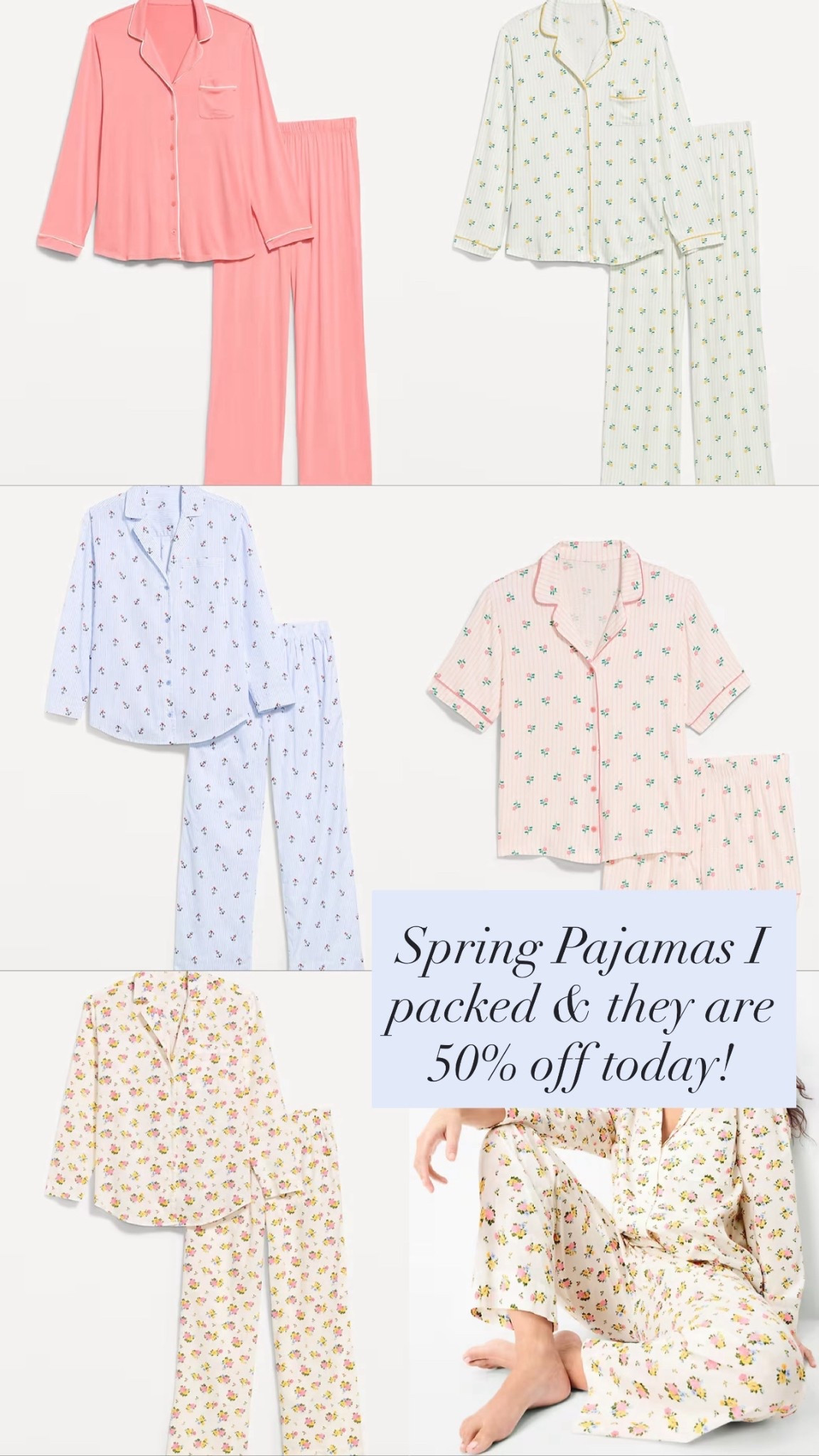 Spring pajamas are packed for my trip. They are also so soft most sets are under $25! 

#LTKootd #LTKmorningroutine #LTKmomlife