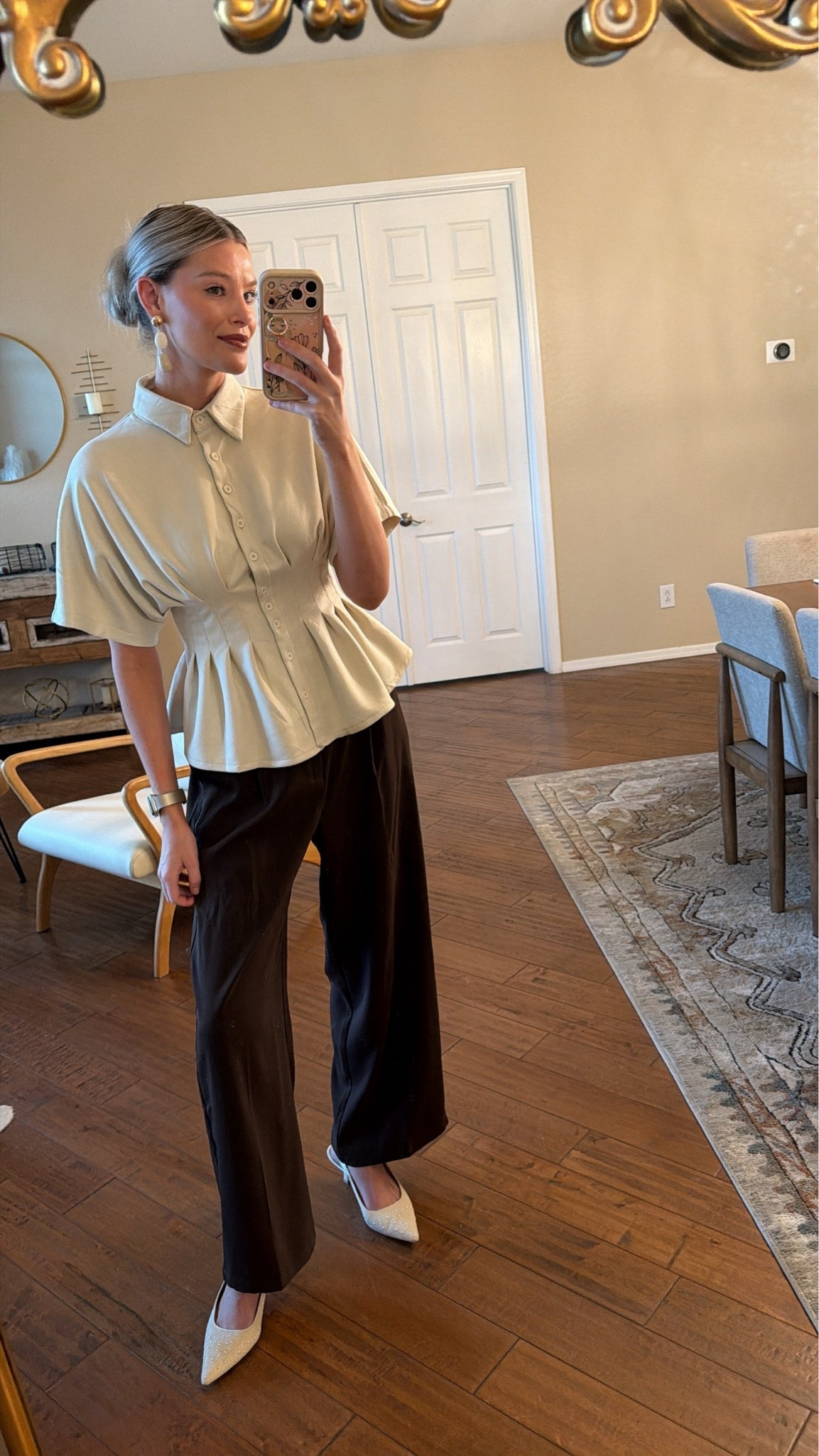Wednesday business casual work outfit of the day 🤎

#LTKgrwm #LTKootd #LTKWorkwear