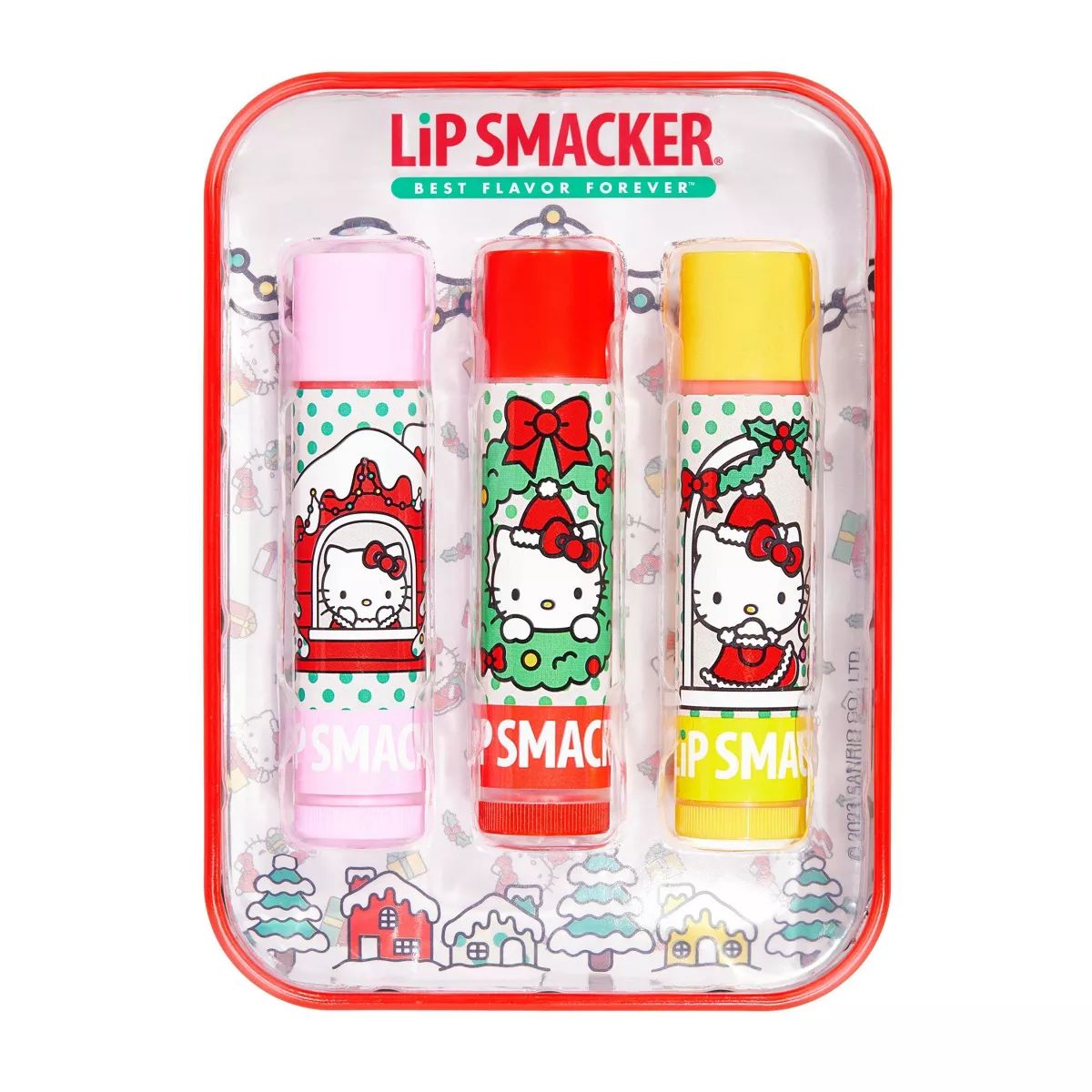 Lip Smacker Lip Balm Tin - Hello Kitty - 1.44oz/3pc | Target