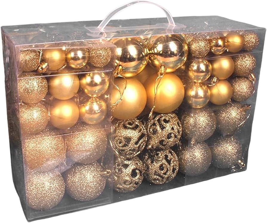 menolana 100 Peças De Enfeites Decorativos De Bolas De Natal Para Festas De Fim De Ano Decoraç... | Amazon (BR)