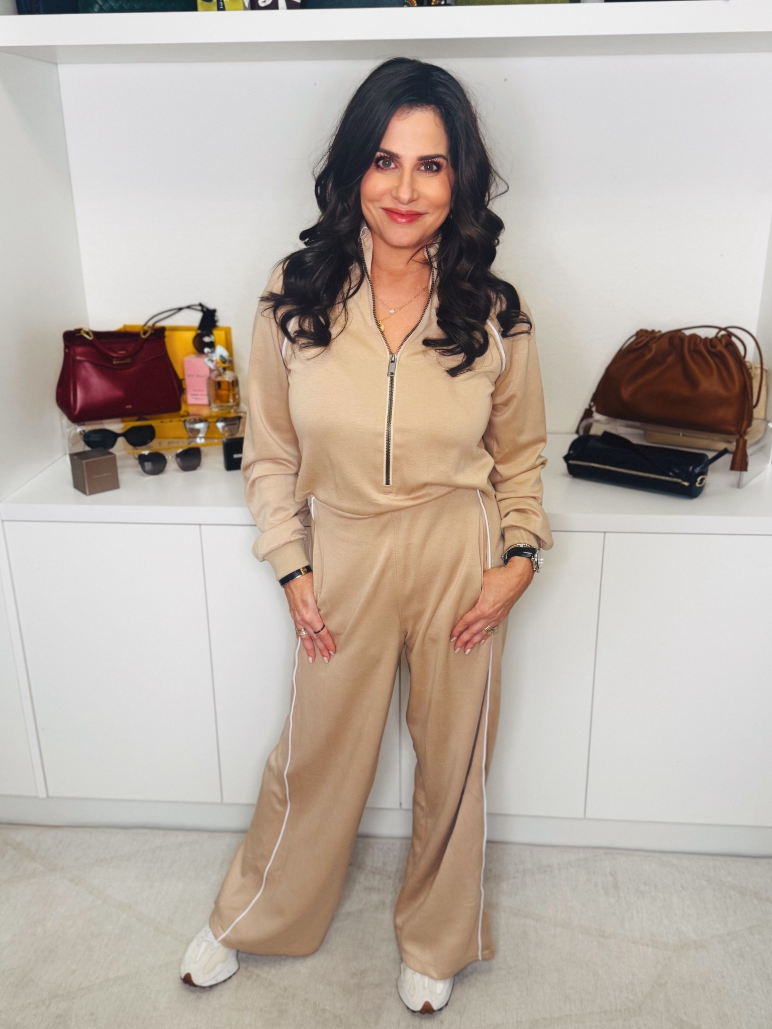 The best travel jumpsuit ever ! Feels like Spanx quality . Available in several colors. Wearing an  XS. #travelstyle #casuallook #travellookinspo 

#LTKootd #LTKTravel #LTKOver40